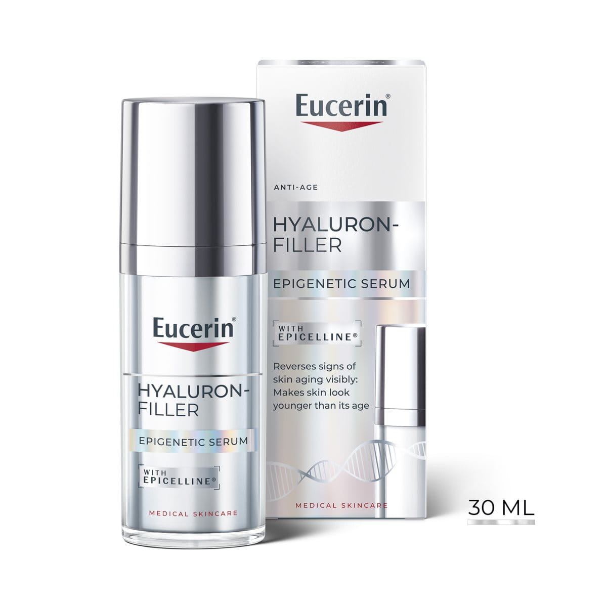 Eucerin Hyaluron-Filler Sérum Epigenetic Antirrugas Rejuvenescedor Poderoso 30ml