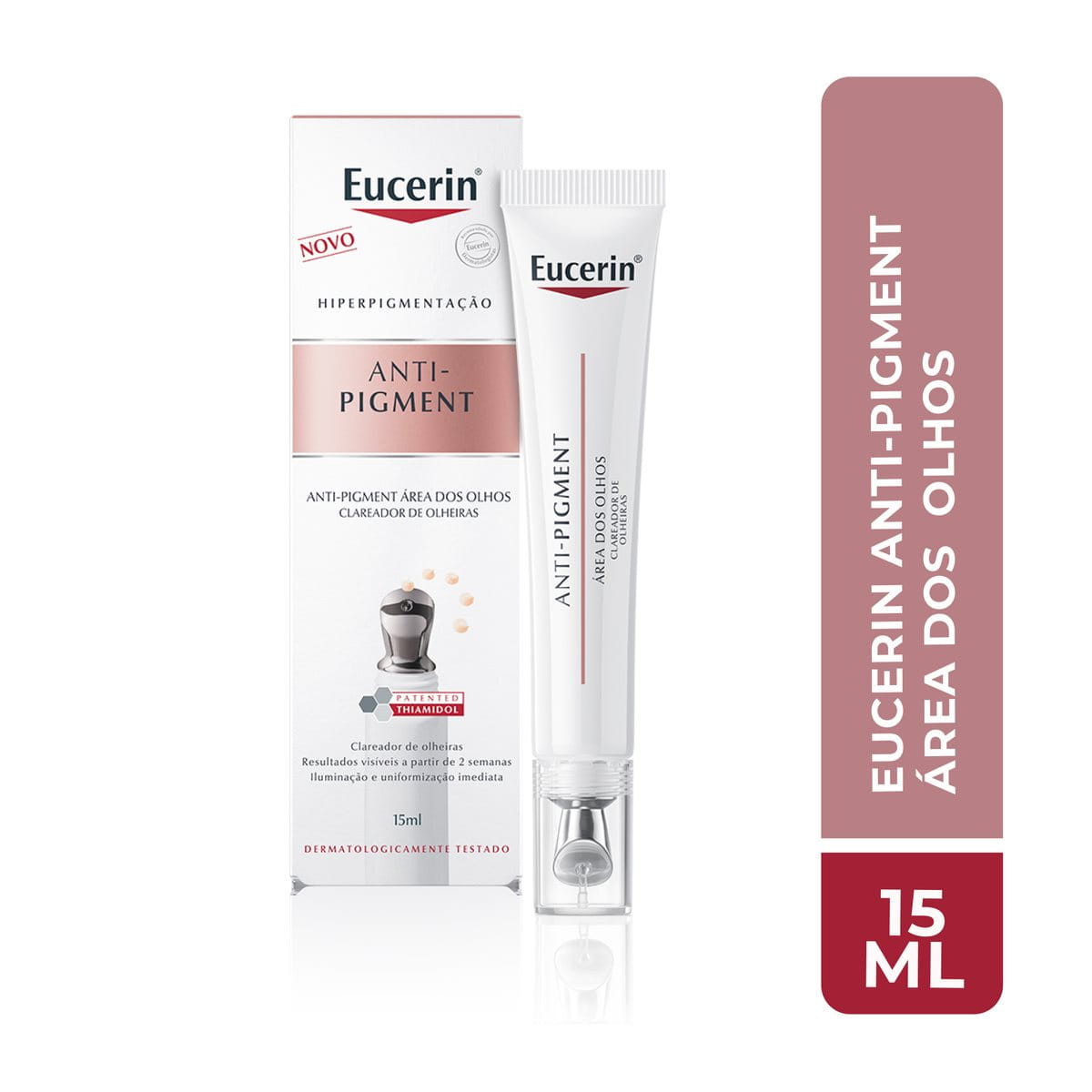 Eucerin Anti-Pigment Creme Clareador de Olheiras com Thiamidol 15ml