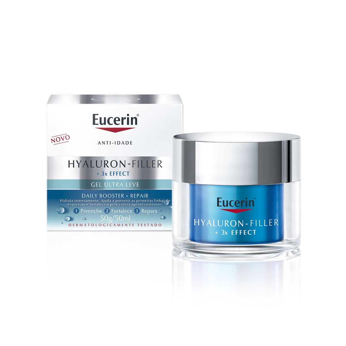 Eucerin Hy-Fi Gel Facial Antirrugas Hidratante 50ml Reparação Profunda