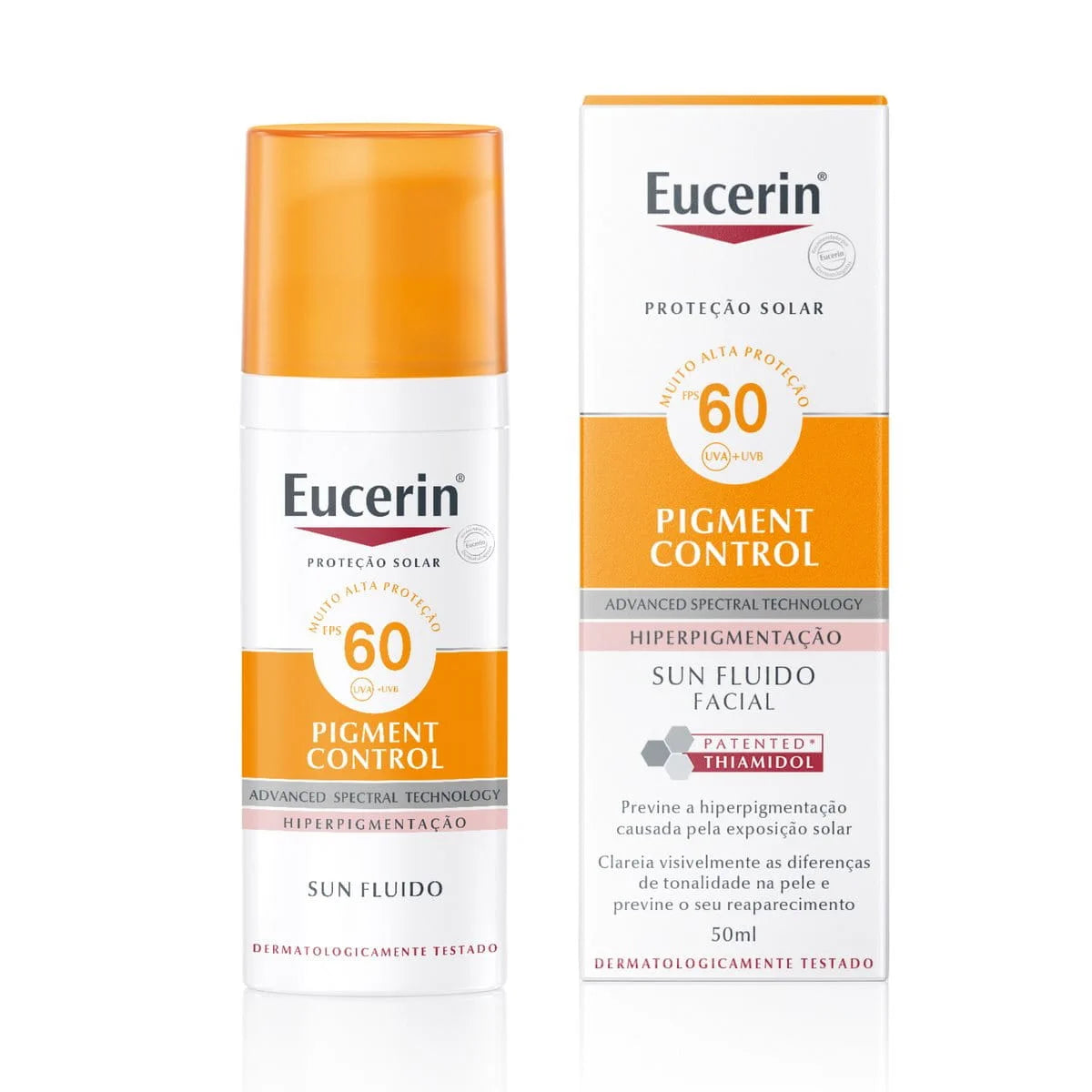 Protetor Solar Eucerin Sun Pigment Control FPS 60 Facial 50ml